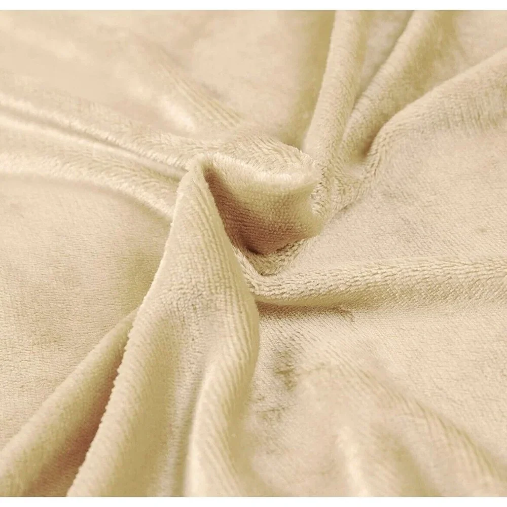 RONGTAI Sherpa Fleece Soft Fluffy Blanket Throw Lightweight Warm Blankets NWOT